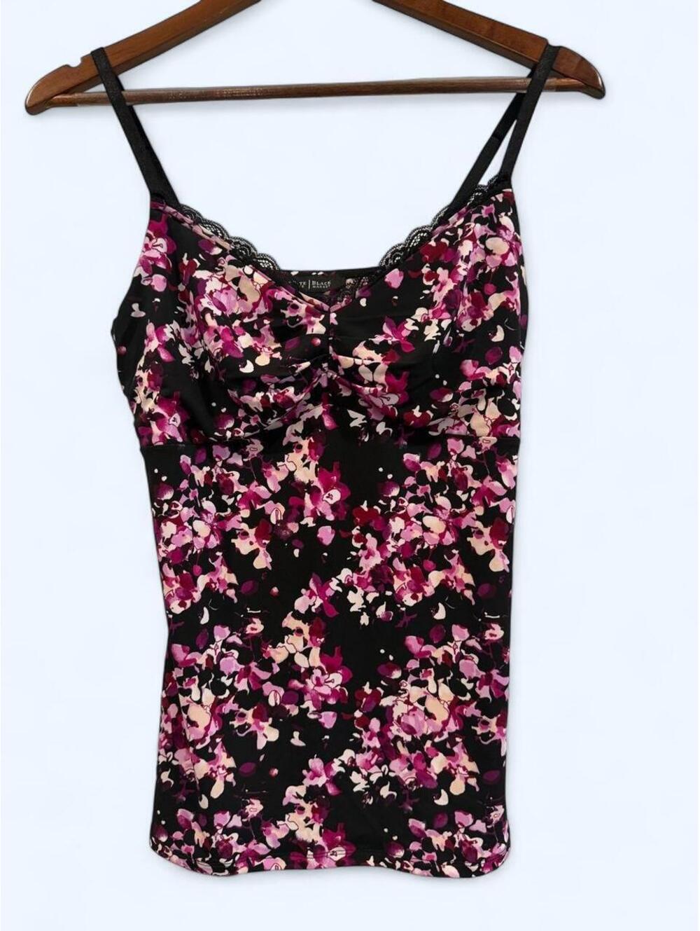 White House Black Market Women's Multi and Black Vests-tanks-cami